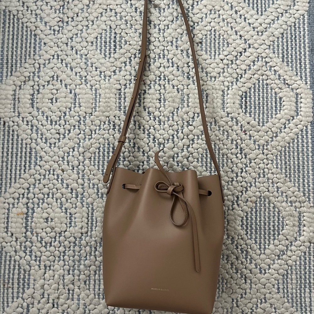 Mansur Gavriel Bucket Bag Beige